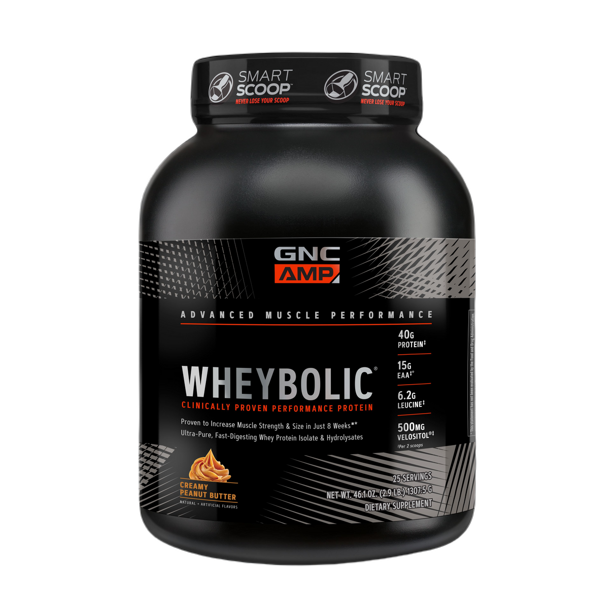 GNC AMP Wheybolic - Creamy Peanut Butter - welzo