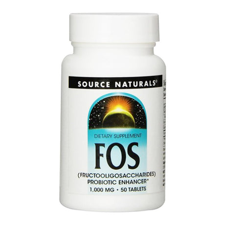 FOS 1000 mg, 50 Tablets - Source Naturals - Source Naturals