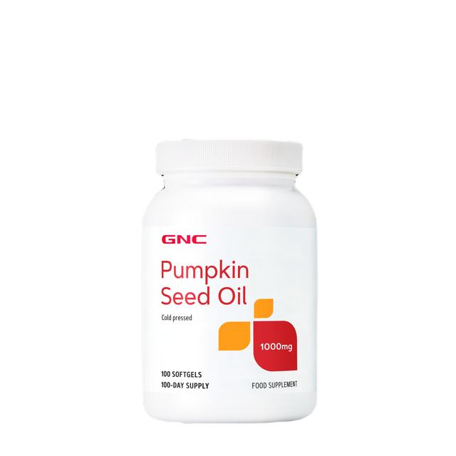 GNC Herbal Plus Pumpkin Seed Oil Softgel - welzo