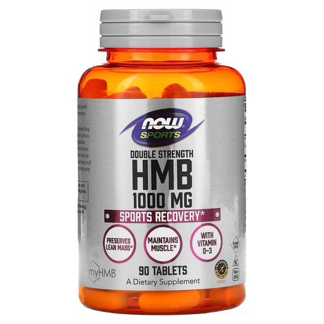 HMB 1000 mg, 90 Tablets, Now - Now