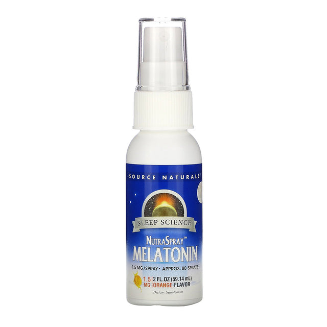 Source Naturals Nutra Sleep Science Melatonin, 1.50 mg, Orange - Source Naturals