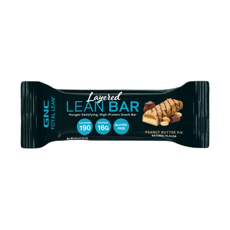 GNC TOTAL LEAN LAYERED LEAN BAR PEANUT BUTTER PIE - welzo