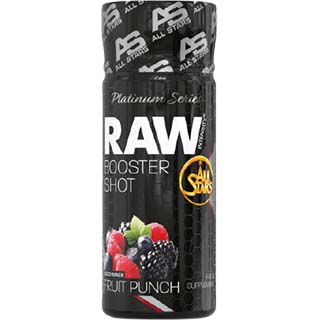 All Stars Raw Booster Shots, Fruit Punch, 1 Shot - All Stars