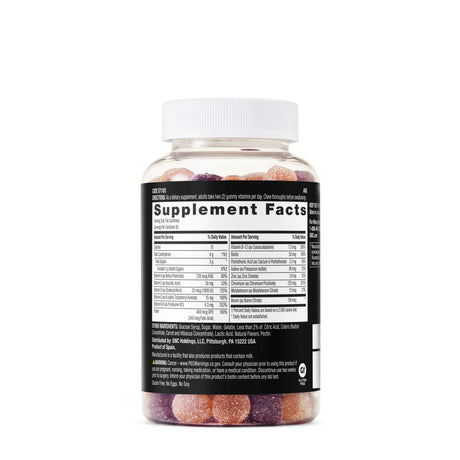 GNC MEGA MEN GUMMY MULTIVITAMIN - welzo