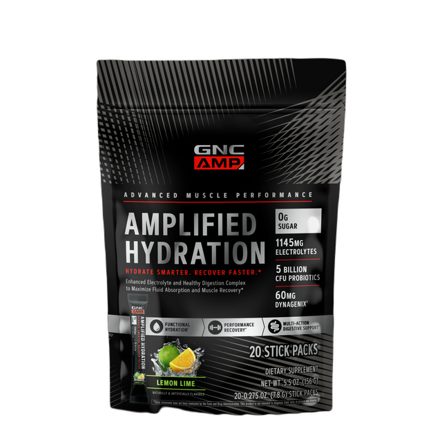 GNC AMP Amplified Hydration - Lemon Lime - welzo