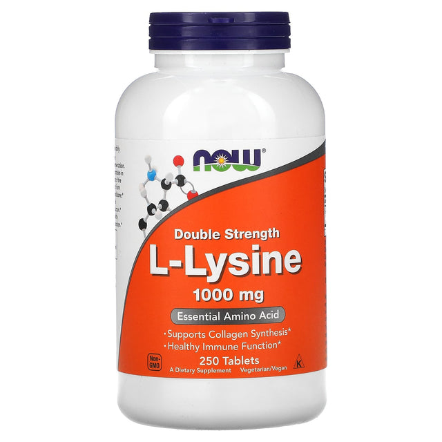 Now L-Lysine, 1000 mg, 250 Tablets - Now