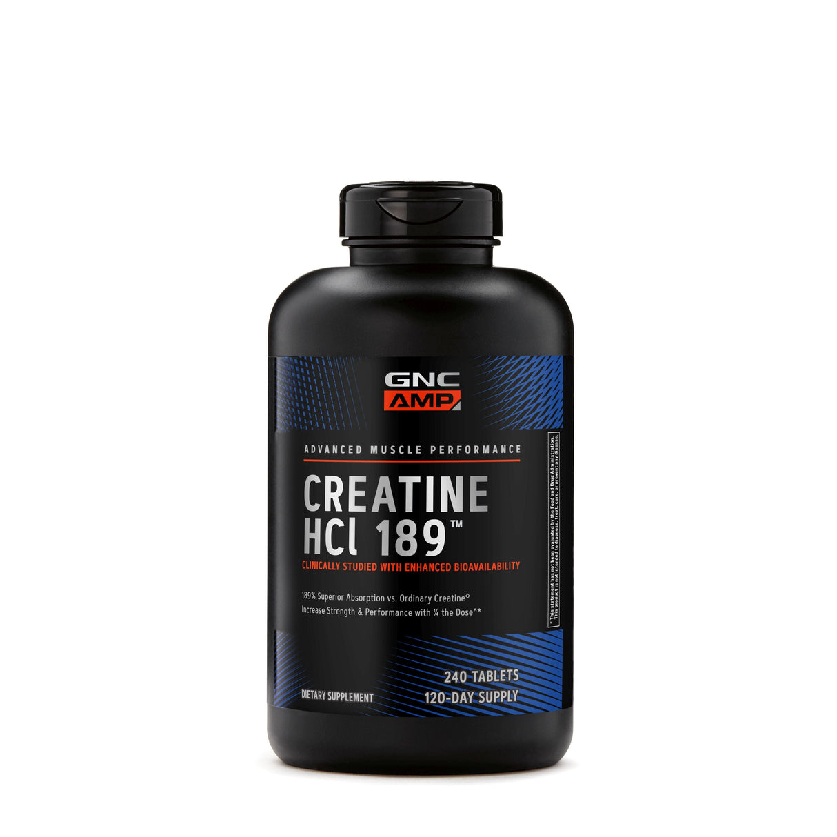 GNC AMP HCl 189, 120 Tablets - welzo