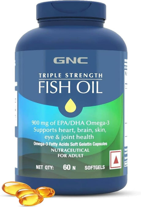 GNC Triple Strength Fish Oil 1500mg - welzo