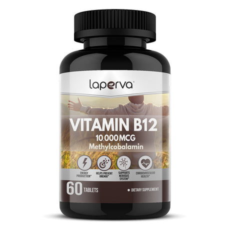 Laperva Methylcobalamin Vitamin B12, 10000 mcg, 60 Tablets - Laperva