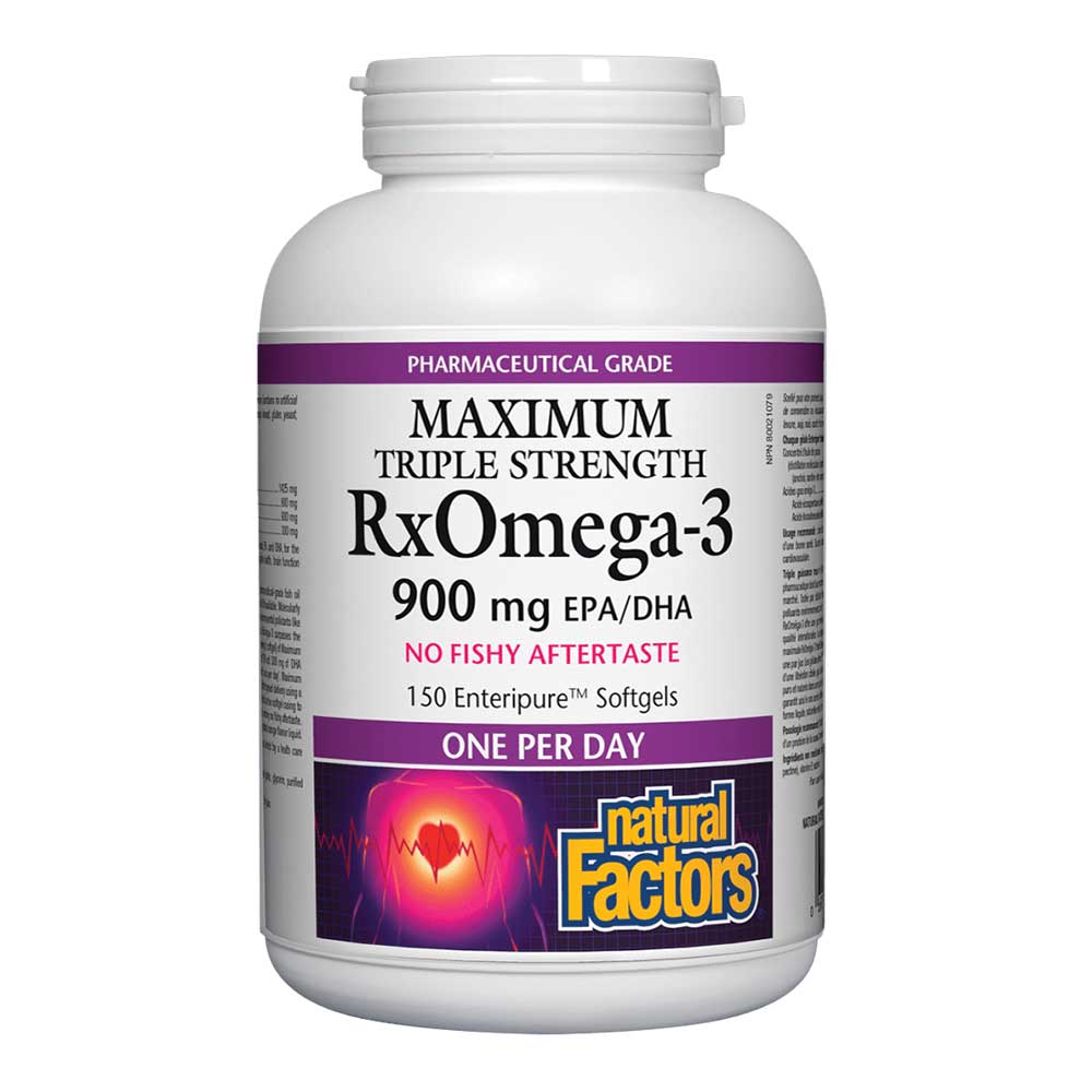 Rx Omega-3, 900 mg, 150 Softgels, Natural Factors - Natural Factors