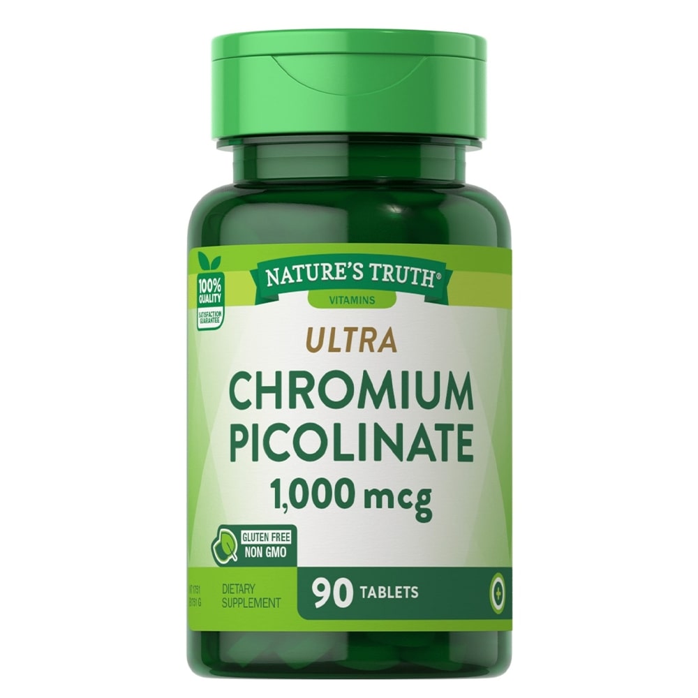 Chromium Picolinate 1000 mcg, 90 Tablets, Nature's Truth - Nature's Truth