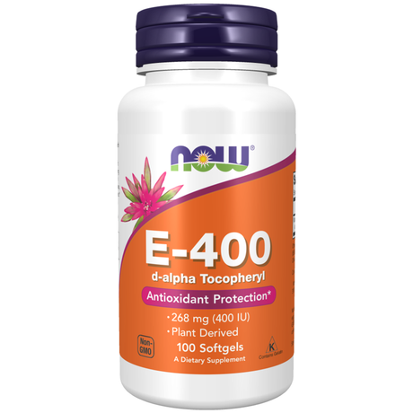 Vitamin E, 400 IU, 100 Softgels (Now) - Now