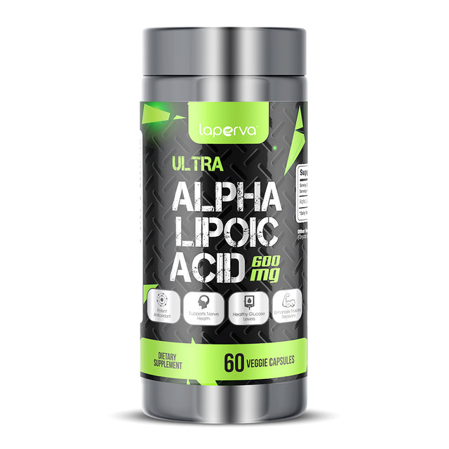 Laperva Alpha-Lipoic Acid Ultra, 600 mg, 60 Veggie Capsules - Laperva