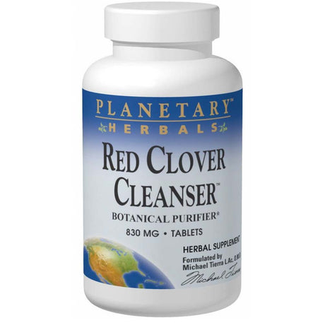 Herbals Planetary Red Clover Cleanser, 830 mg, 72 Tablets - Planetary Herbals