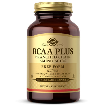 Solgar BCAA Plus, 100 Veggie Capsules - Solgar