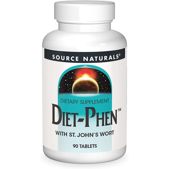 Source Naturals Diet Phen with St. John's Wort, 90 Tablets - Source Naturals