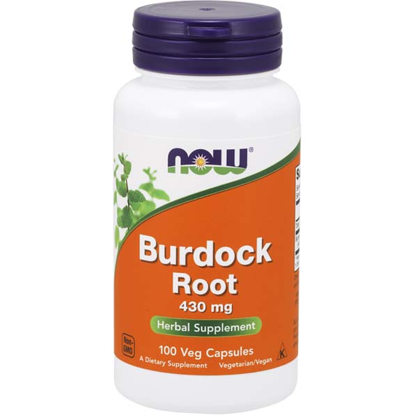 Burdock Root, 430 mg, 100 Veggie Capsules (Now) - Now