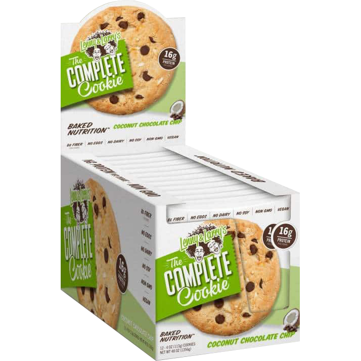 Box of 12 Pieces, Lenny & Larry’s Complete Cookies, Coconut Chocolate Chip - Lenny & Larry’s