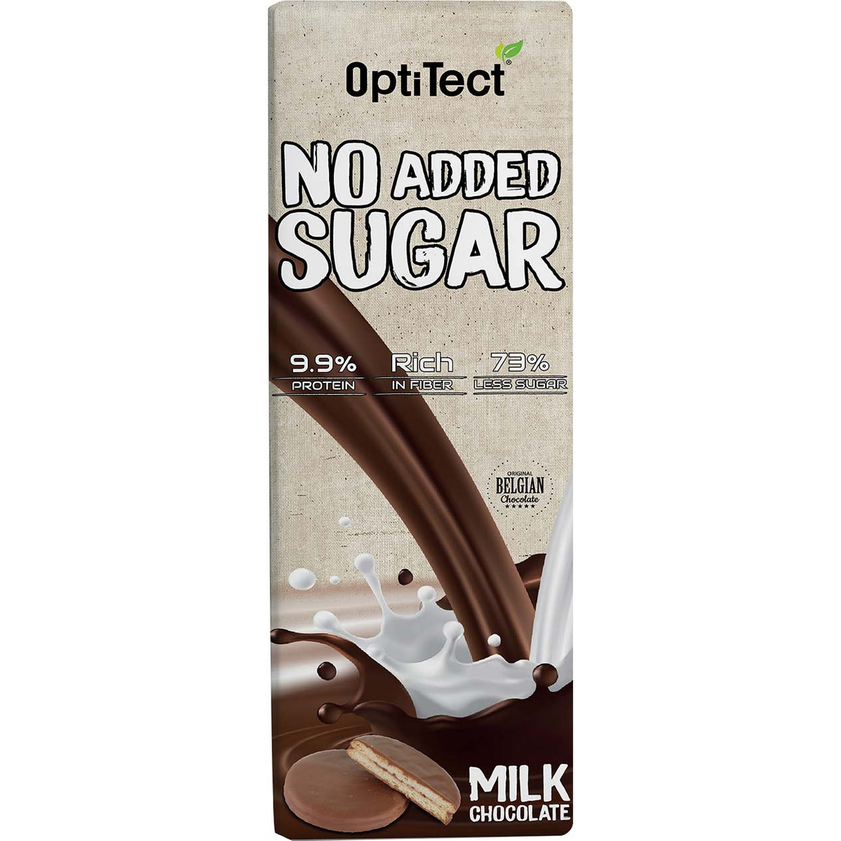 Optitect No Added Sugar Milk Chocolate Cookies, 1 Piece - Optitect