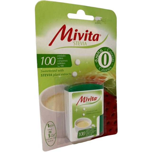 Stevia Zero Calories, 100 Tablets (Mivita) - Mivita