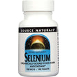 Source Naturals Selenium, 100 Tablets, 100 mcg - Source Naturals