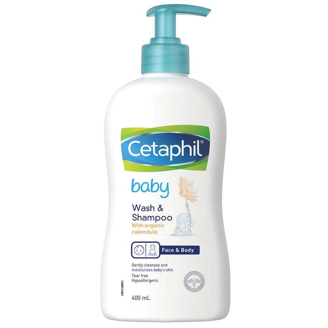 Cetaphil Baby Shampoo and Wash, 400 ml - Cetaphil