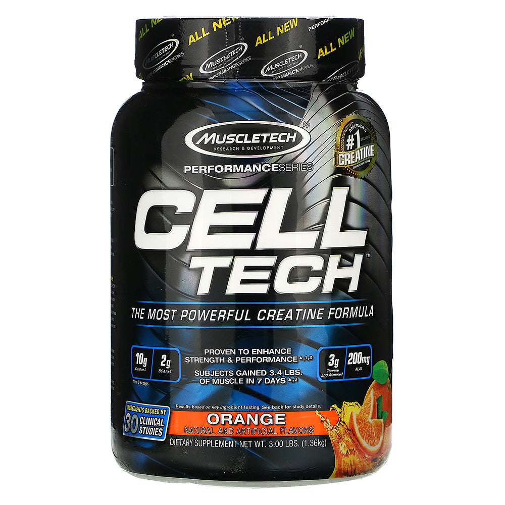 Cell Tech Creatine Formula, Orange, 3 LB - Muscletech – Welzo GCC