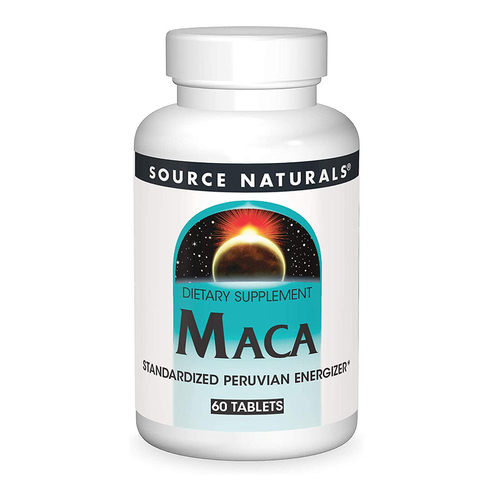 Source Naturals Maca Extract, Standard, 250 mg, 60 Tablets - Source Naturals