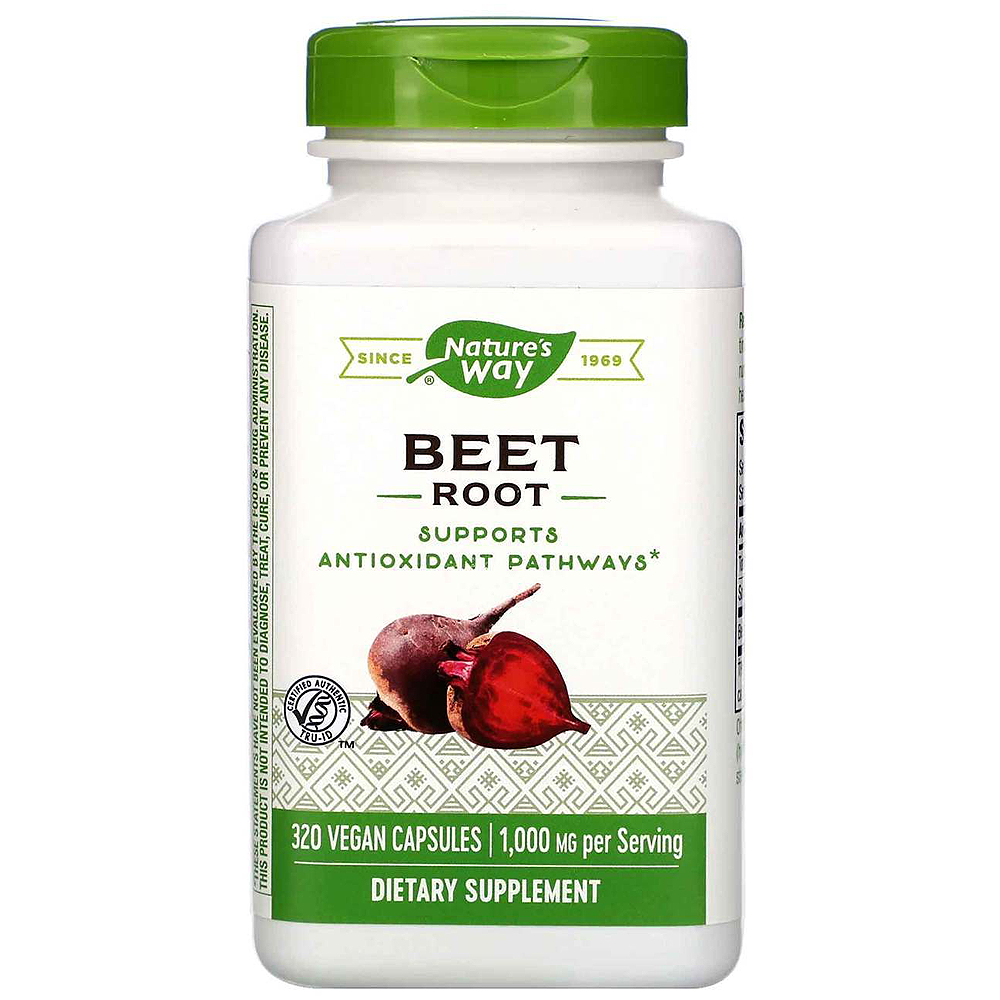 Nature's Way Beet Root, 500 mg, 100 Veggie Capsules - Nature's Way