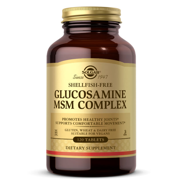 Solgar Glucosamine MSM Complex, 120 Tablets - Solgar