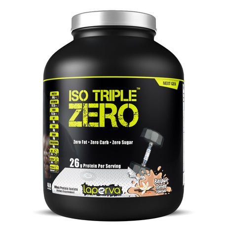 Laperva Iso Triple Zero Next Generation Whey Protein, Belgian Toffee, 4 LB - Laperva