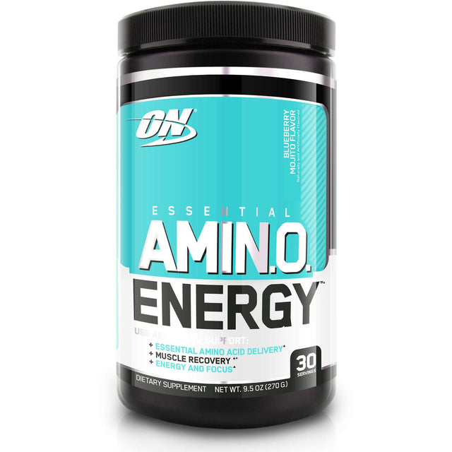 Optimum Nutrition Amino Energy, Blueberry Mojito, 30 Servings - Optimum Nutrition