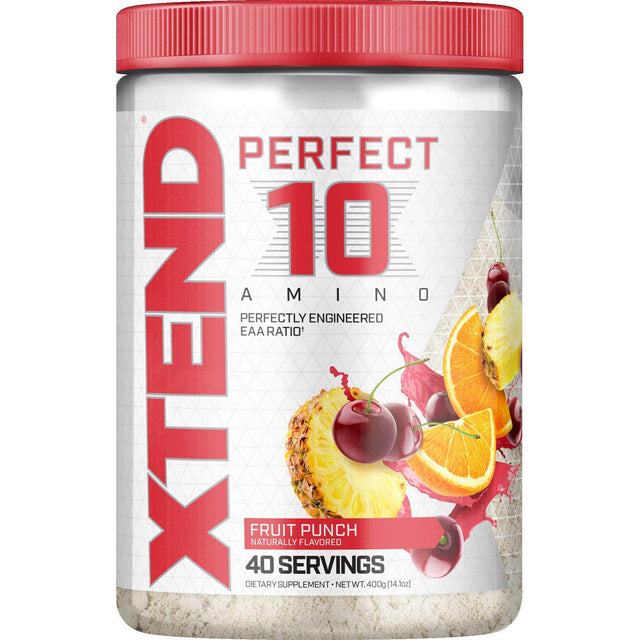 Xtend Perfect 10 Amino, Fruit Punch, 40 Servings - Xtend