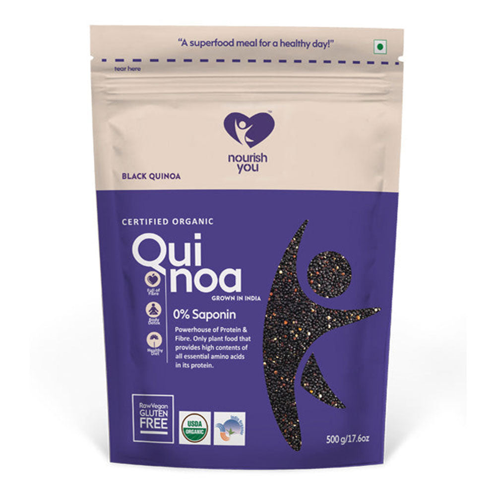 Nourish You Black Quinoa, 500 Gm - Nourish You