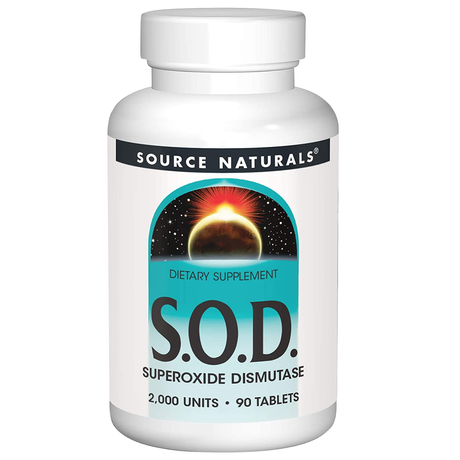 Source Naturals SOD, 2000 IU 50 mcg, 90 Tablets - Source Naturals