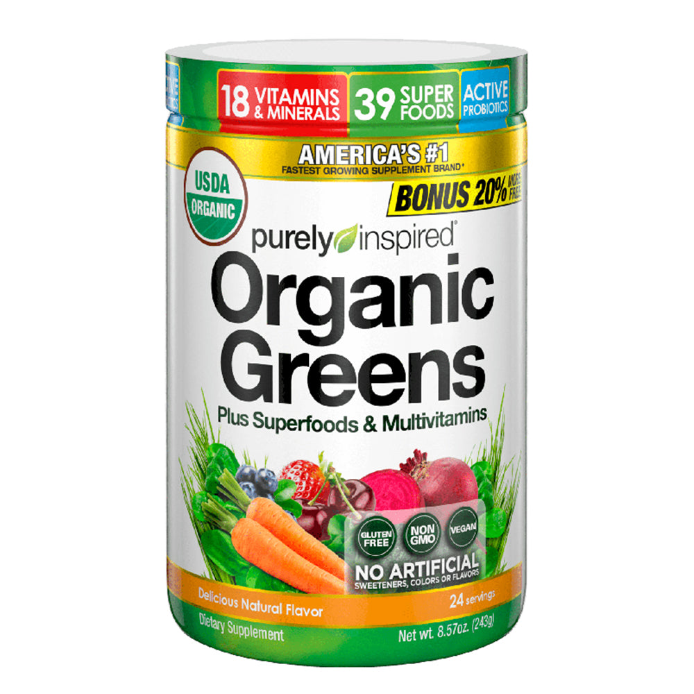 Purely Inspired Organic Greens, Unflavored, 24 - Purely Inspired