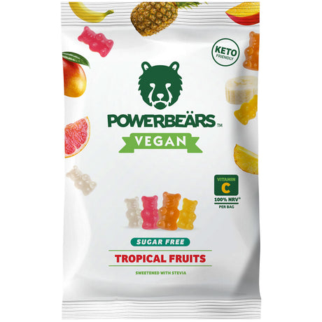 Vegan Tropical Snack, Powerbear, 50 Gm - powerbears