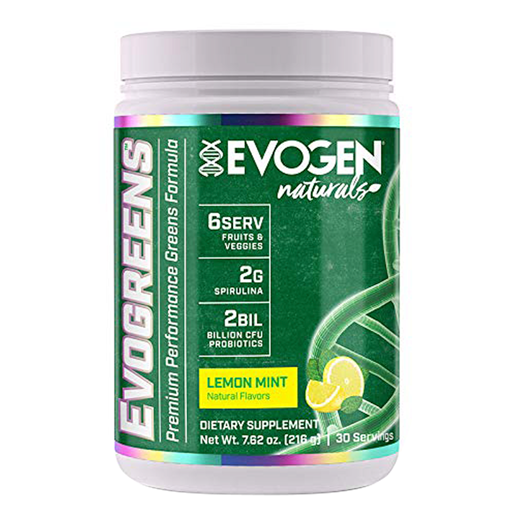 Evogen Nutrition Evogreens, Lemon Mint, 30 Servings - Evogen Nutrition