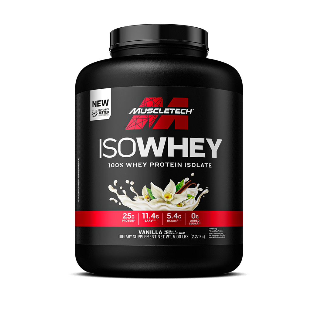 Muscletech Isowhey, 5 LB, Vanilla - Muscletech