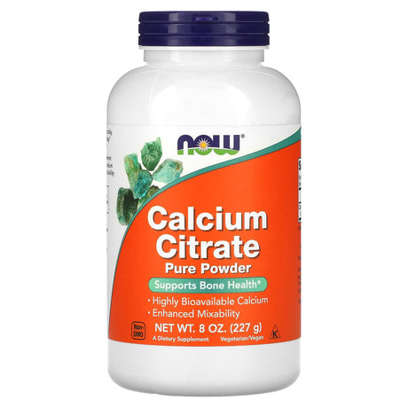 Now Pure Calcium Citrate, 227 Gm - Now