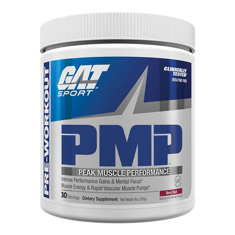 Gat Sport PMP Pre-Workout, Berry Blast, 30 Servings - GAT Sport