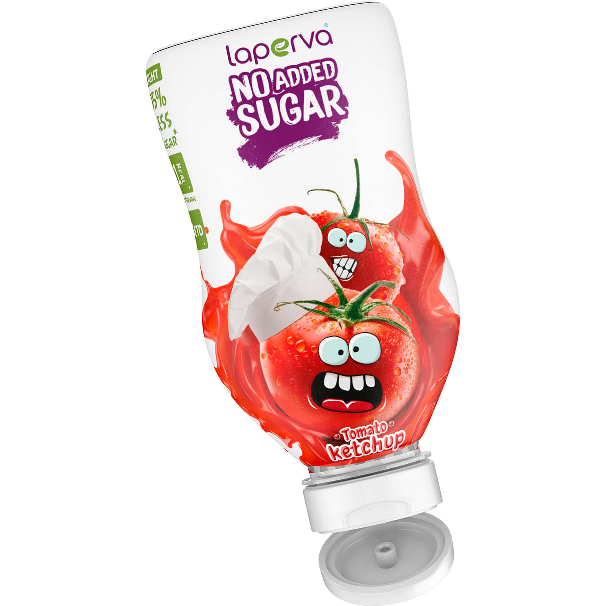 Laperva Tomato Ketchup Zero Sugar Sauce, 500 ML - Laperva