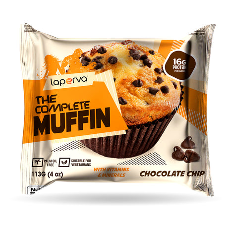 Laperva The Complete Muffin, Chocolate Chip, 1 Piece - Laperva