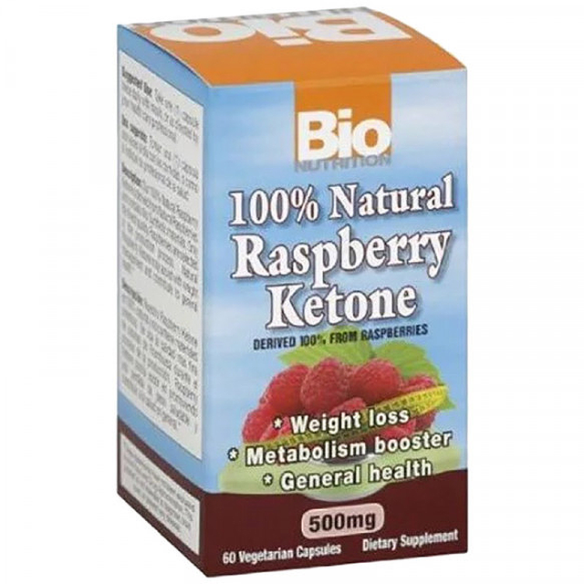 Bio Nutrition 100% Natural Raspberry Ketone, 60 Veggie Capsules - Bio Nutrition