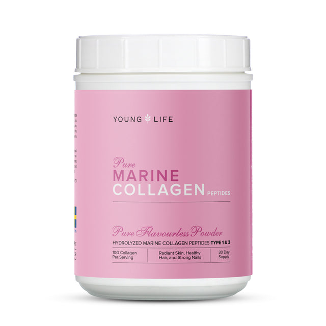 Young Life Marine Collagen Pure Peptides, 300 Gm - Young Life