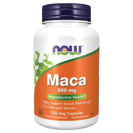 Now Maca, 500 mg, 250 Vegetable Capsules - Now