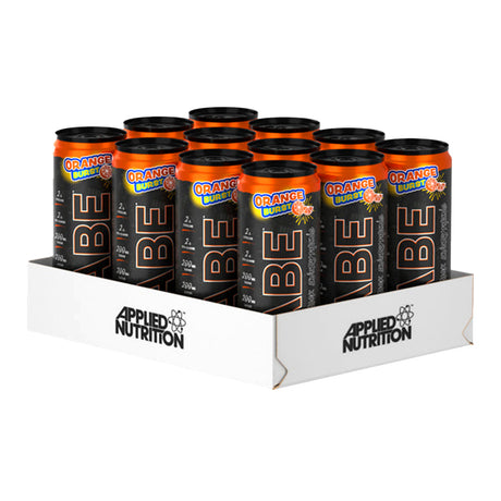 ABE Ultimate Pre Workout Drink, Orange Burst, Box of 12 Pieces - Applied Nutrition - Applied Nutrition