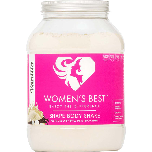 Women's Best Body Shape Shake, Vanilla, 2.2 LB - Women's Best