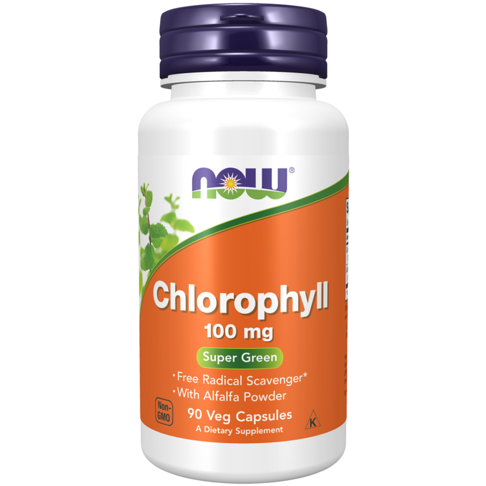 Chlorophyll Now, 100 mg, 90 Capsules - Now