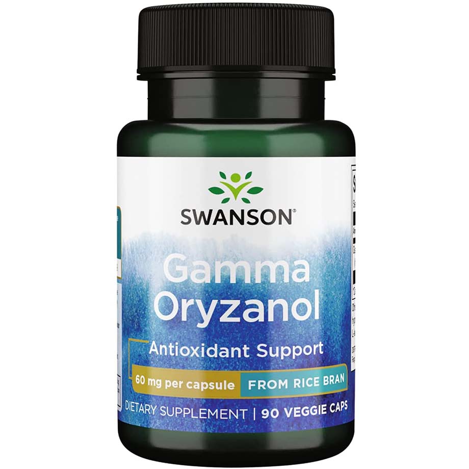 Gamma Oryzanol, 60 mg, 90 Veggie Capsules (Swanson) - Swanson